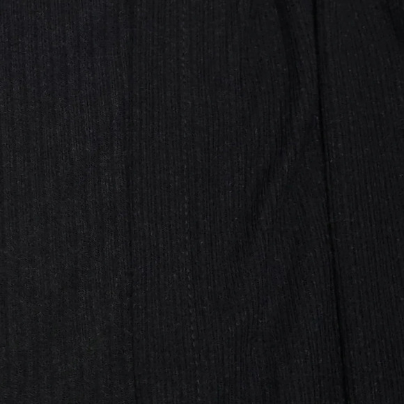 VINCE CAMUTO Black Rib Knit Open Front Long Line Kimono, Stretch, One Size - Picture 11 of 14